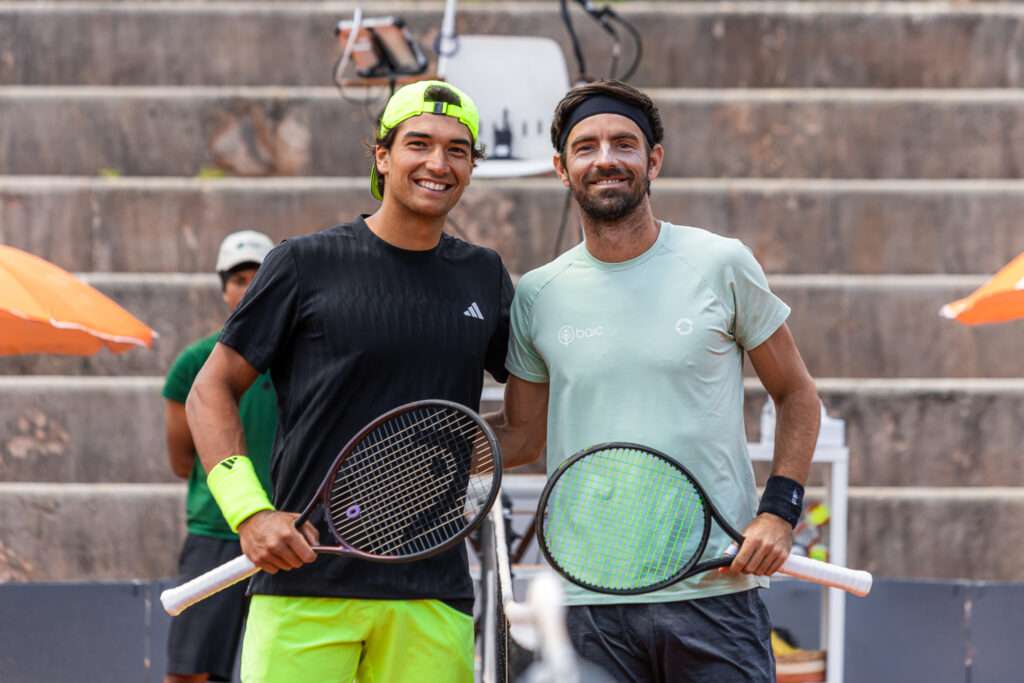 Gastão Elias nos quartos de final do Oeiras Open 5 1 BR G ELIAS e H ROCHA 00001