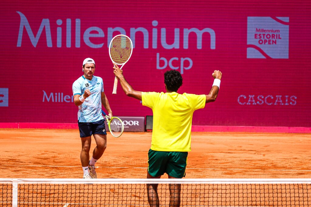 Francisco Cabral na 23.ª final de pares da carreira em ATP Challenger 1 Francisco Cabral Lucas Miedler MR016
