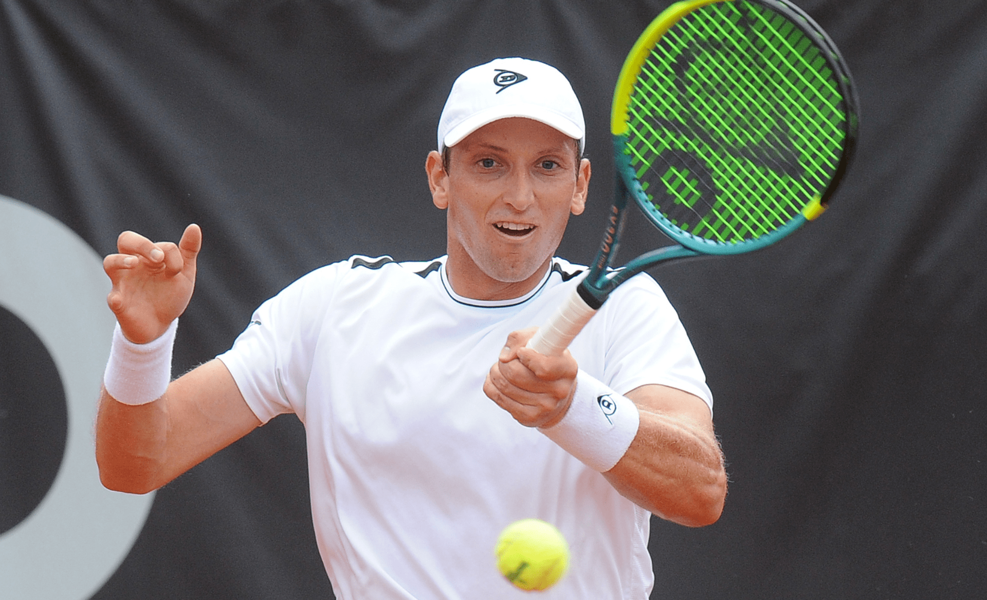 Diogo Marques na final de pares do M25 de Heraklion