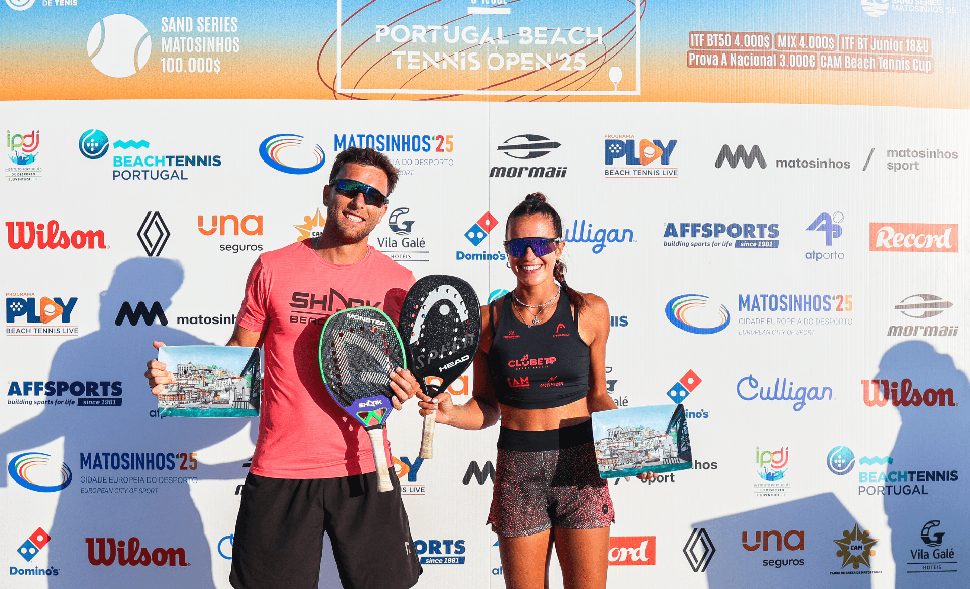 Marta Magalhães e Mathieu Guegano vice-campeões de pares mistos no Sand Series de Matosinhos (vídeo)