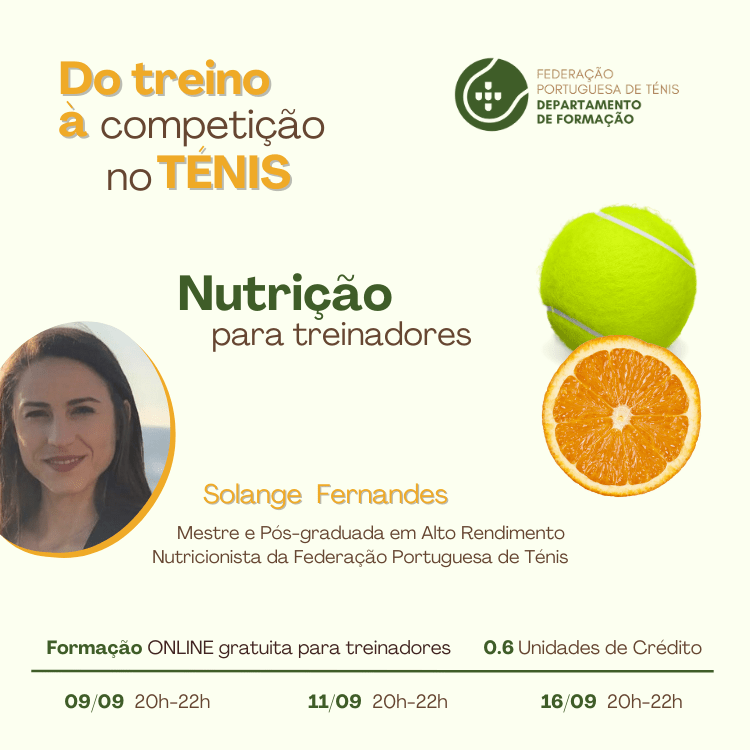 Importância da nutrição desportiva: formação contínua para treinadores 1 Nutricao para treinadores