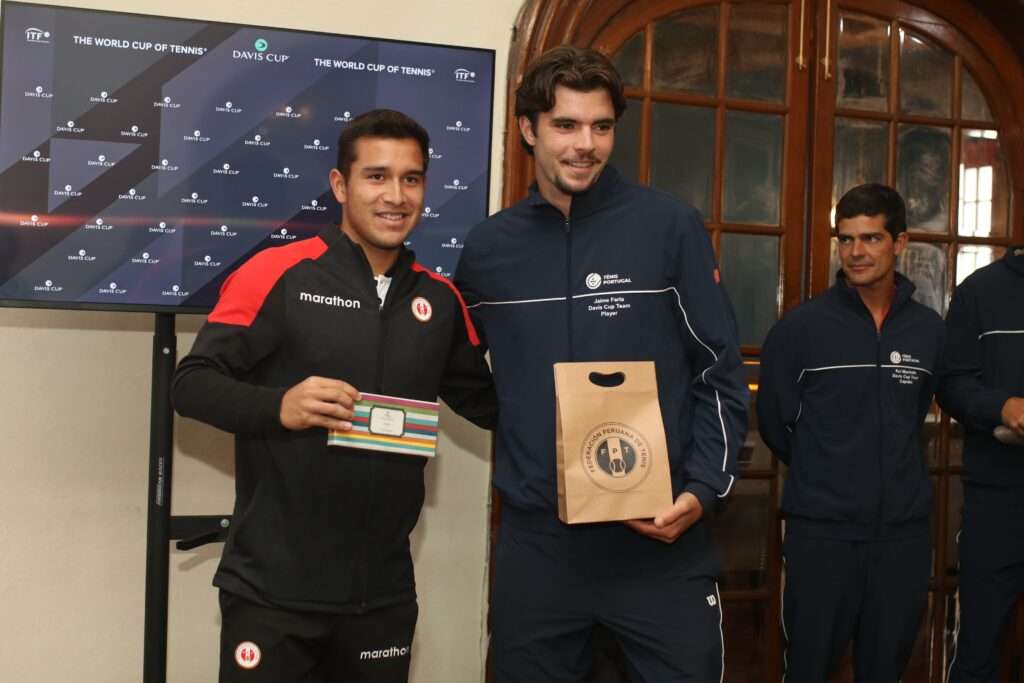 Nuno Borges e Jaime Faria abrem eliminatória com Peru 2 jaimefaria e ignacio buse